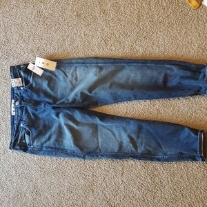 Anthropologie AMO crop mid-rise jeans NWT!